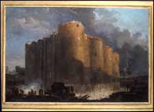 La Bastille dans les pr&eacute;miers jours de sa demolition [The Bastille Early in Its Demolition]