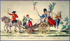Le Retour triomphant des H&eacute;ro&iuml;nes Fran&ccedil;aises de Versailles &agrave; Paris le 6 Octobre 1789.
