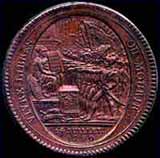 Face of the Monneron Brothers' 1792 token Live Free or Die medal