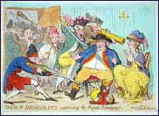 French Democrats surprizing the Royal Runaways. Published June 27, 1791